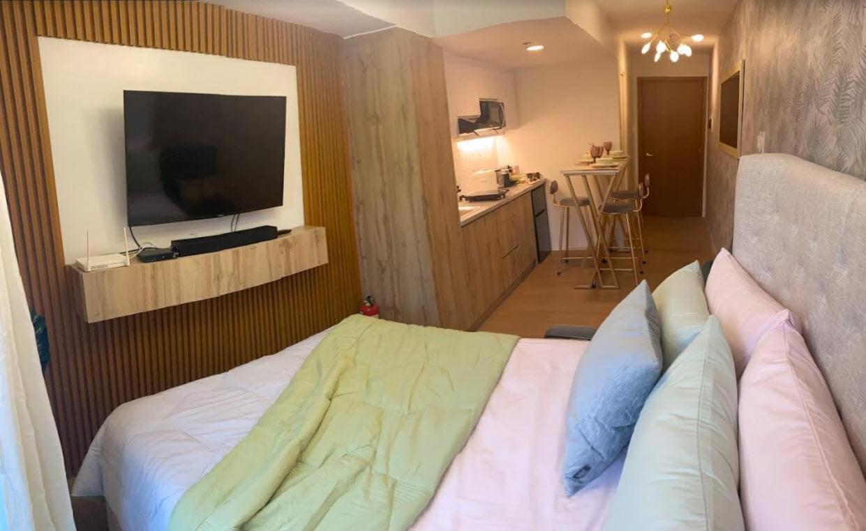 Apartemen studio 24 m² dengan 1 kamar mandi pribadi di Magallanes Drive Tagaytay City Bagian luar foto
