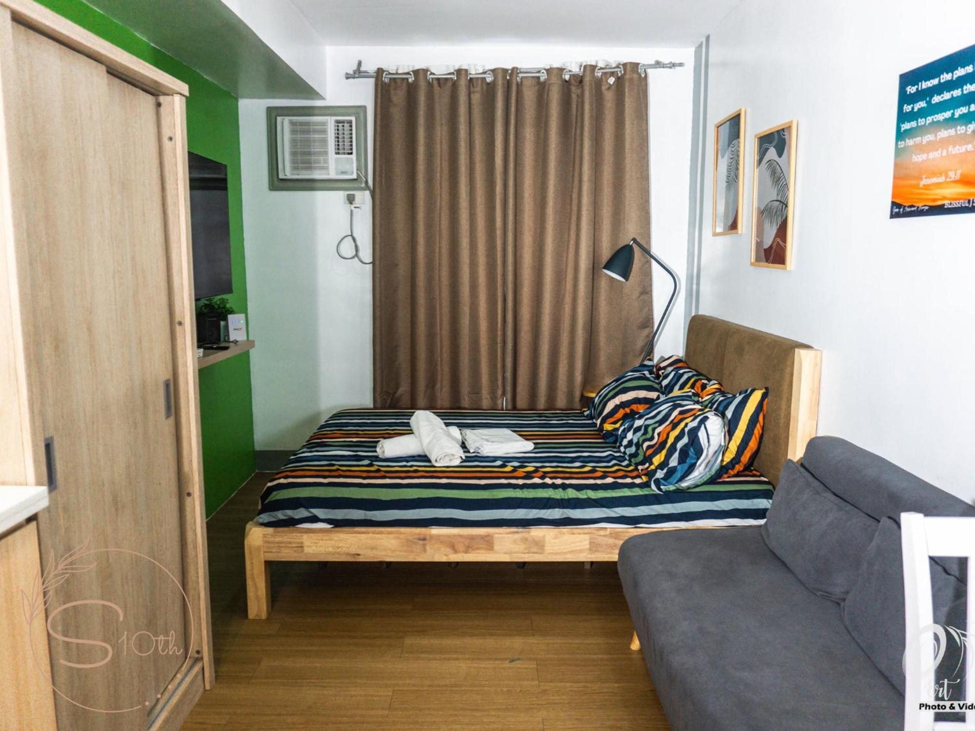 Apartemen studio 24 m² dengan 1 kamar mandi pribadi di Magallanes Drive Tagaytay City Bagian luar foto
