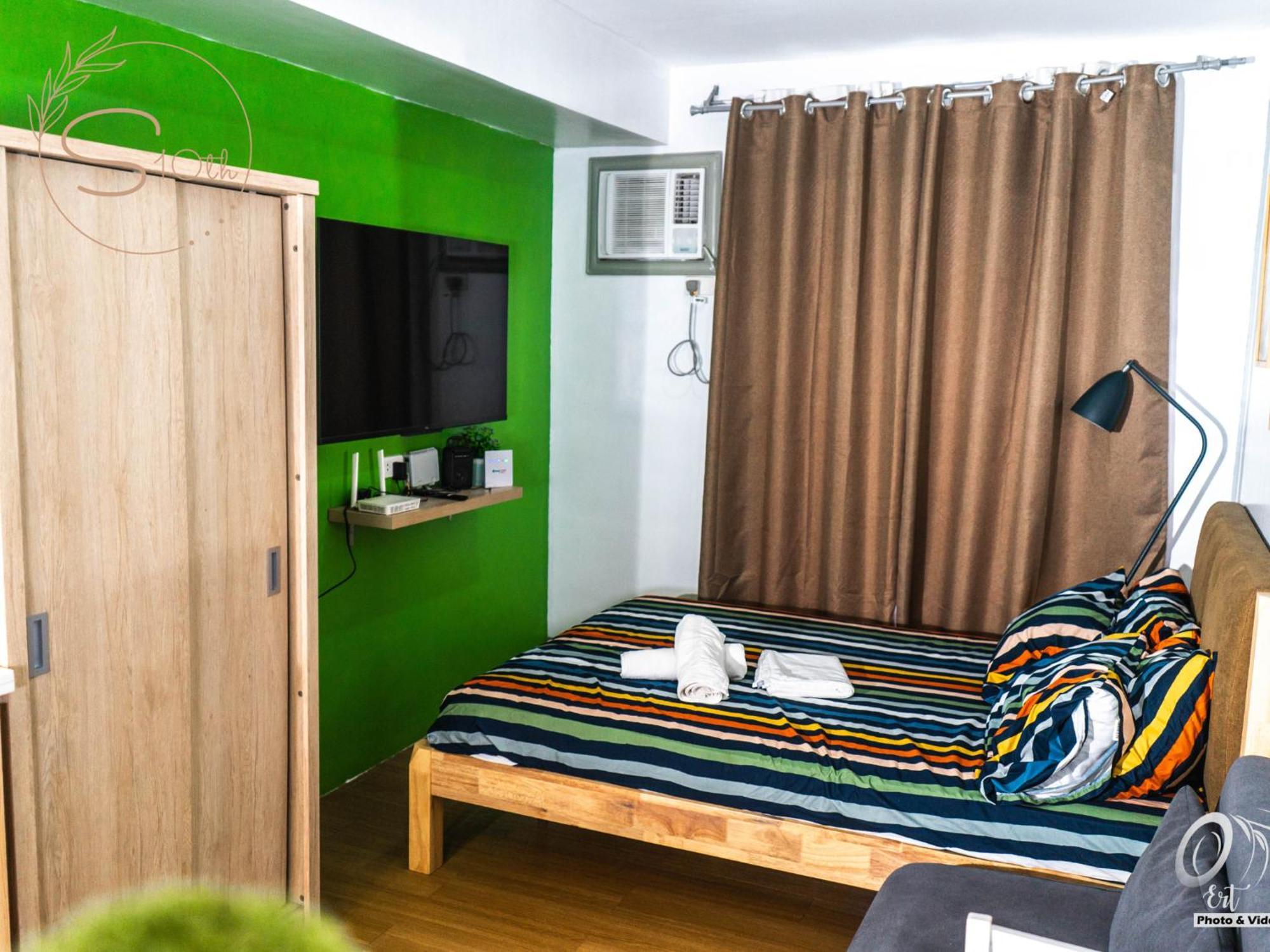 Apartemen studio 24 m² dengan 1 kamar mandi pribadi di Magallanes Drive Tagaytay City Bagian luar foto