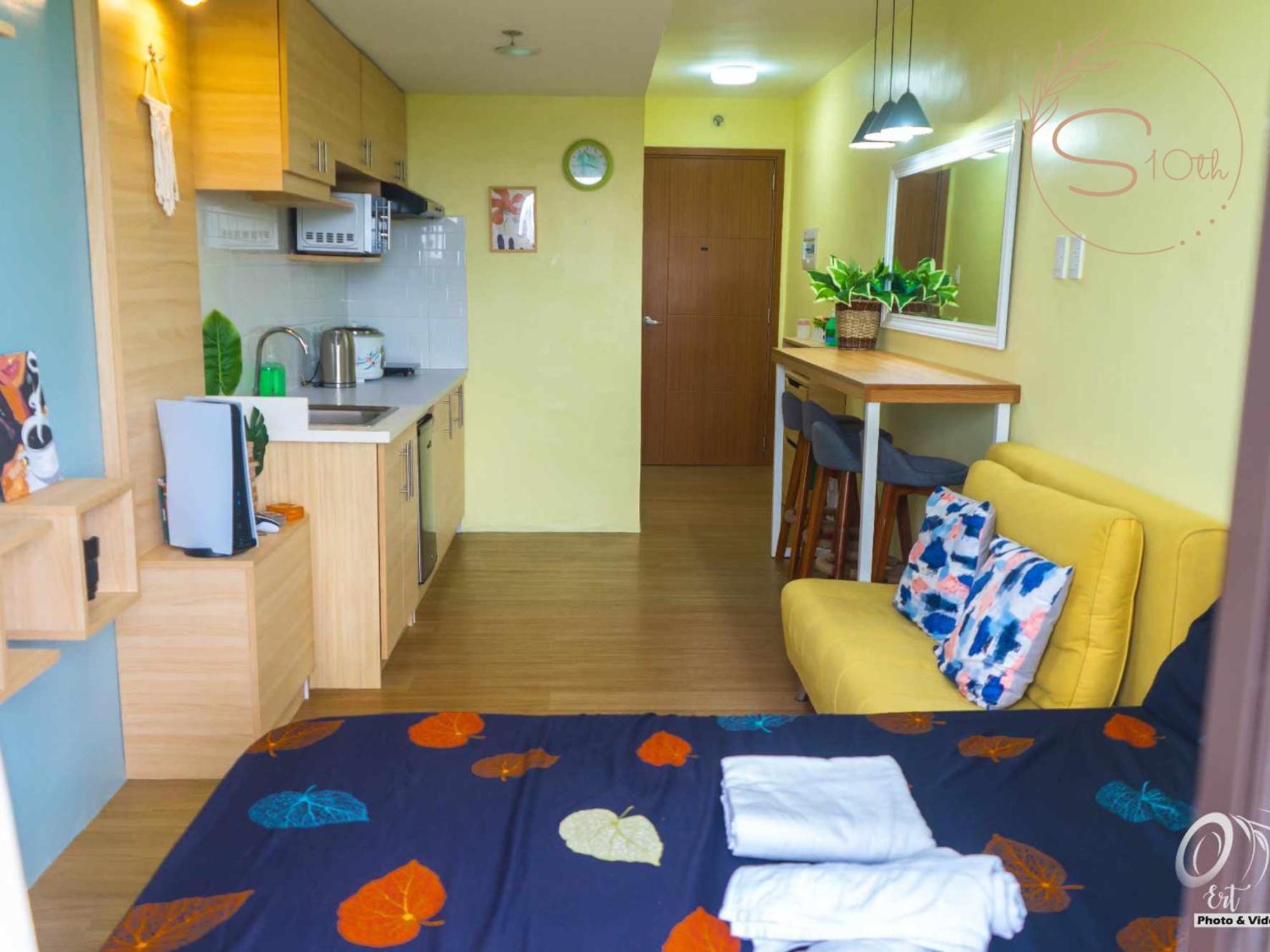 Apartemen studio 24 m² dengan 1 kamar mandi pribadi di Magallanes Drive Tagaytay City Bagian luar foto