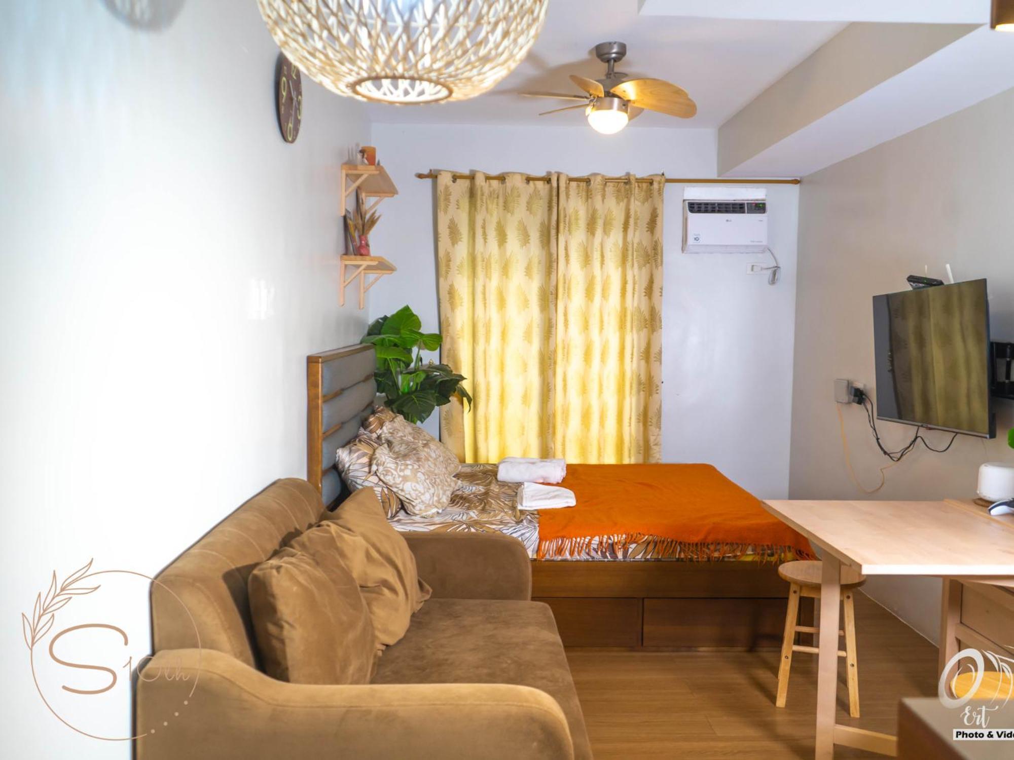 Apartemen studio 24 m² dengan 1 kamar mandi pribadi di Magallanes Drive Tagaytay City Bagian luar foto